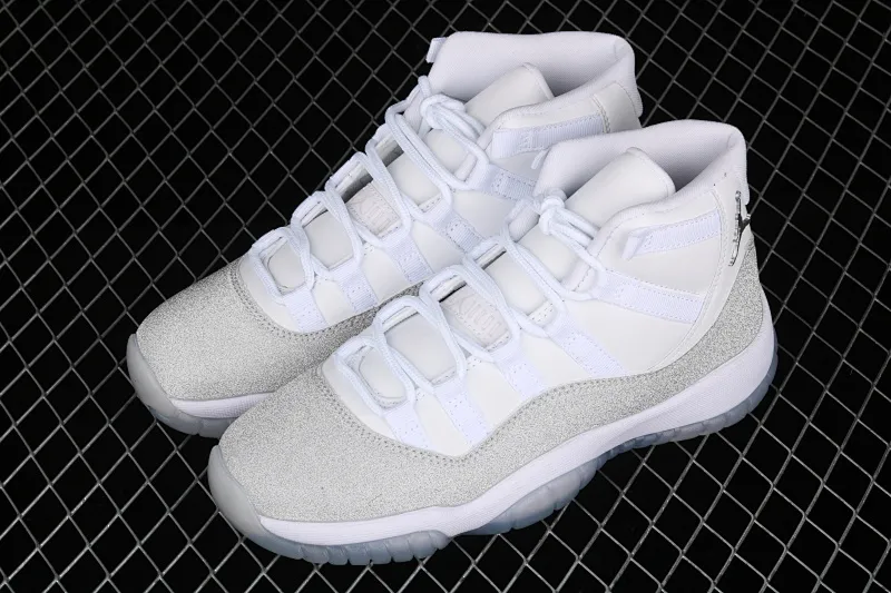 All categories Air Jordan Jordan series basketball shoes Air Jordan 11 Air Jordan 11 Metallic Silver AJ11 Joe 11 Swarovski Starry AR0715-100